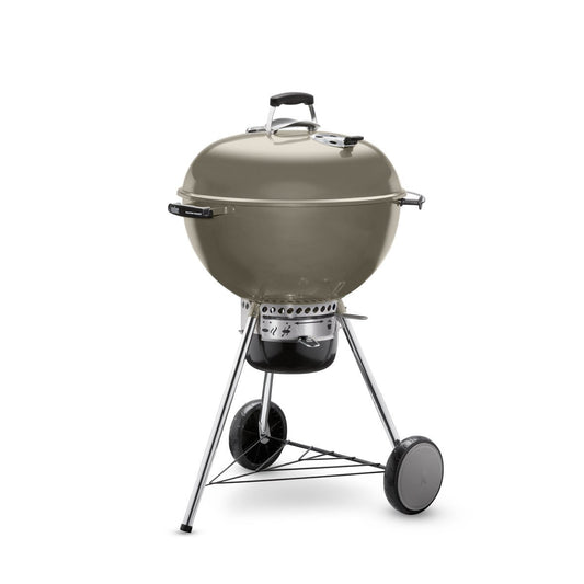 Weber Master Touch GBS C-5750 57cm Charcoal BBQ – Smoke Grey – Free Weber Rapidfire Chimney Charcoal Starter Set Included