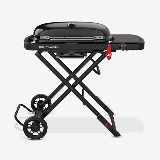 Weber Traveler Portable Gas BBQ Grill – Stealth Edition