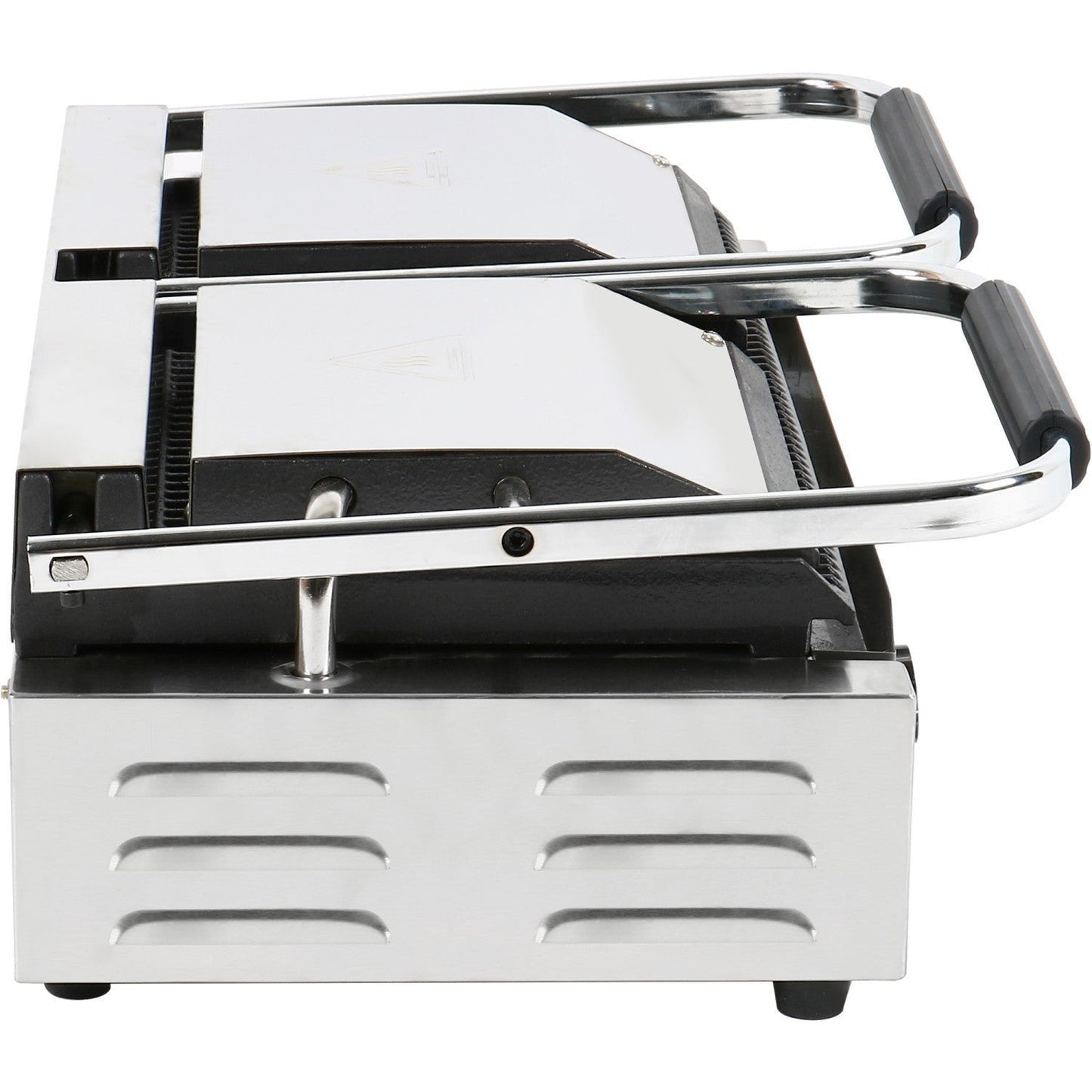 Heavy Duty Twin Panini Contact grill Dual Zone 3.6kW Ribbed | Adexa MLP813