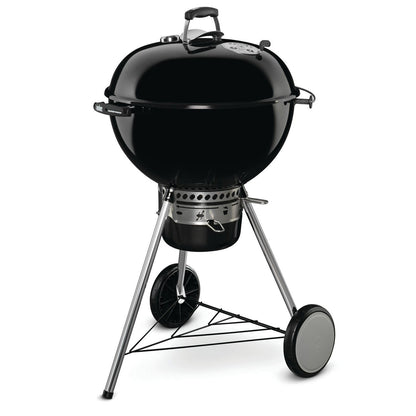 Weber Master Touch E-5750 57cm Charcoal BBQ – Black – Free Weber Rapidfire Chimney Charcoal Starter Set Included